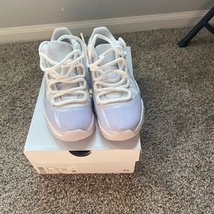 White and purple Jordan’s